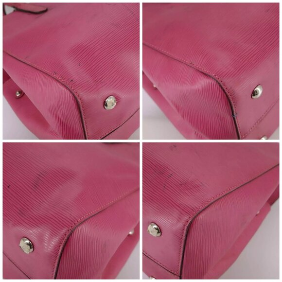 LOUIS VUITTON Epi Marley MM Hand Bag 2way Fuchsia M94615 LV Auth 107465 - Picture 16 of 16